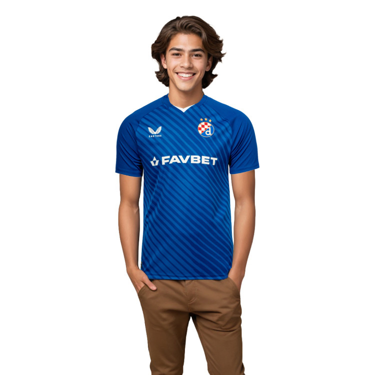 Castore Dinamo Zagreb Primeiro Equipamento 2024-2025