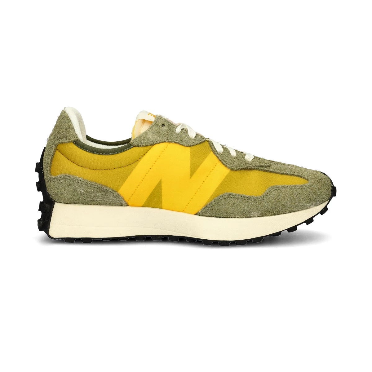 New balance 327 green yellow top