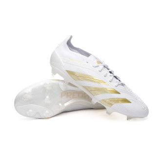 Predator Elite L FG White-Gold Met-White