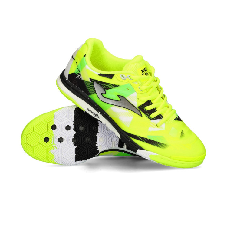Chaussures De Football Indoor Joma Rebound 2401 Homme - Semelle Caoutchouc, Amorti Phylon, Tige Synthétique, Pour Foot En Salle