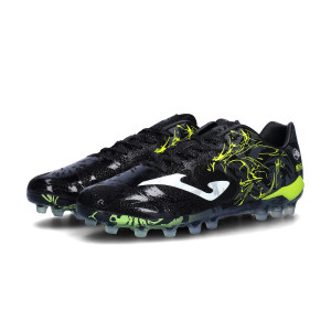 Football Boots Joma Supercopa AG Black Futbol Emotion