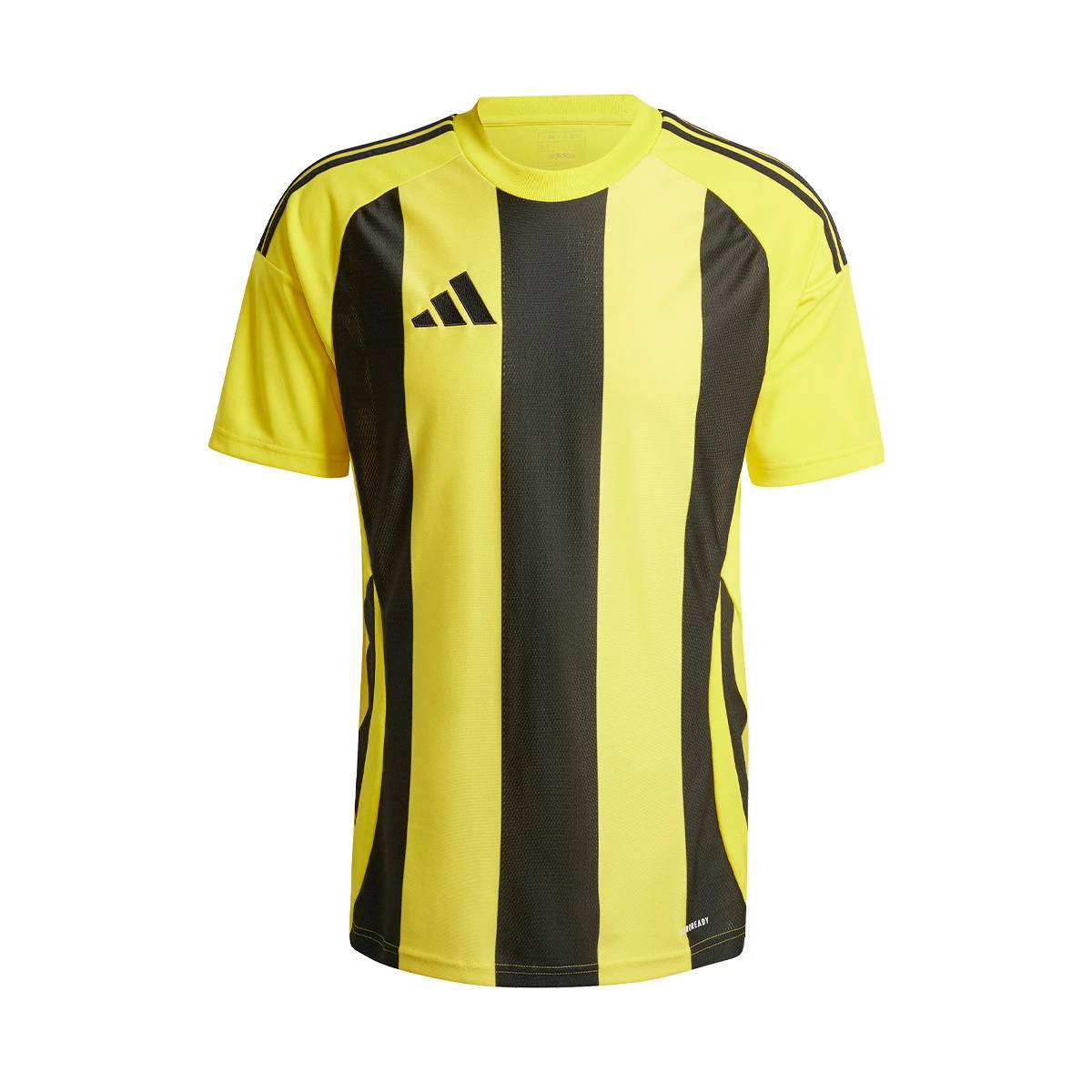 Camiseta adidas Striped 24 m c Team Yellow Black Futbol Emotion
