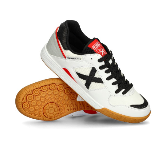 Zapatillas Futsal De Piel Munich Continental Blancas