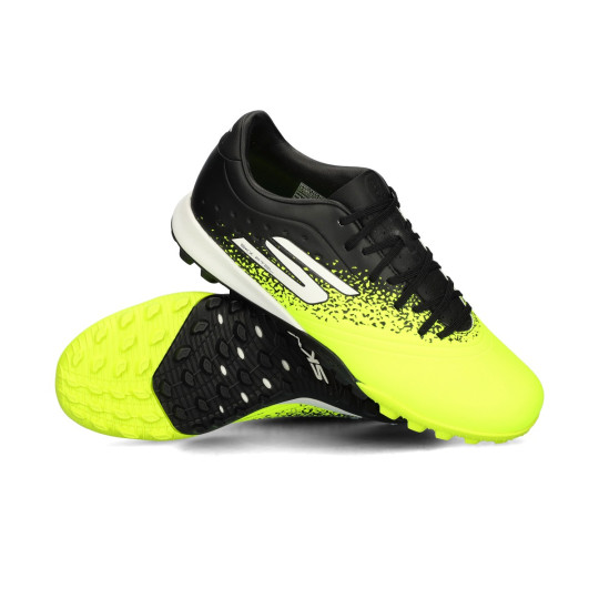 Football Boots Skechers Razor Gold Turf Yellow Black Futbol Emotion