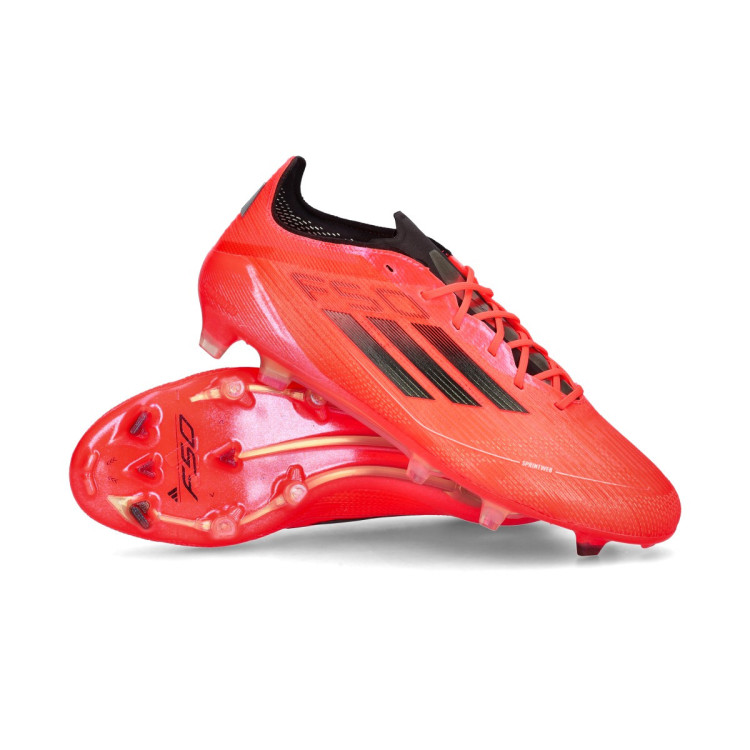 Football Boots adidas F50 Elite FG Turbo-Aurora Black-Platin Met