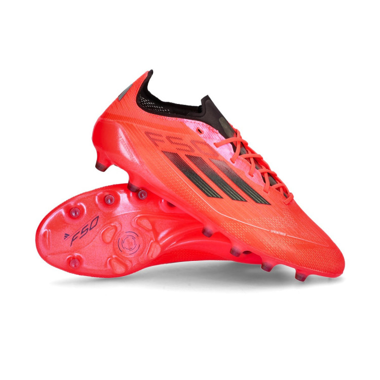 シューズ F50 ELITE AG/26cm Football Boots adidas F50 Elite AG Turbo-Aurora Black-Platin Met