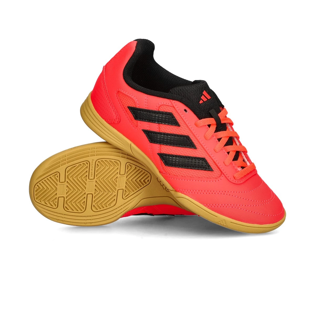 Indoor boots adidas Kids Super Sala 2 Turbo Core Black Core Black Futbol Emotion