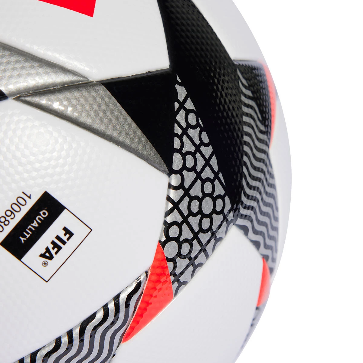 Ball adidas UEFA Women Champions League Bilbao White Black Solar Red Futbol Emotion