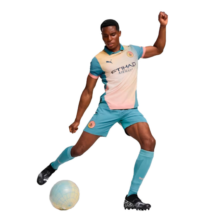 T-Shirt Puma Manchester City 2024-2025 Fourth Rosebay-Bold Blue