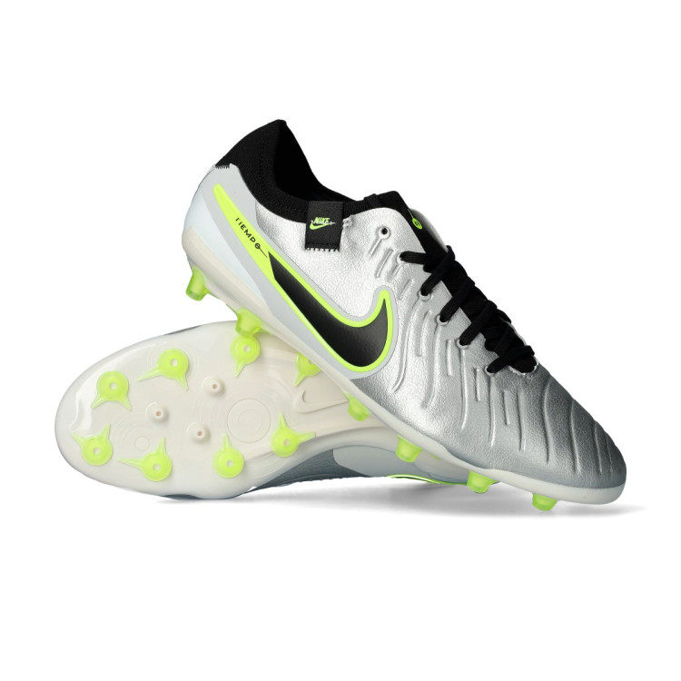 Bota de fútbol Nike Tiempo Legend 10 Pro AG-Pro Mtlc Silver-Black