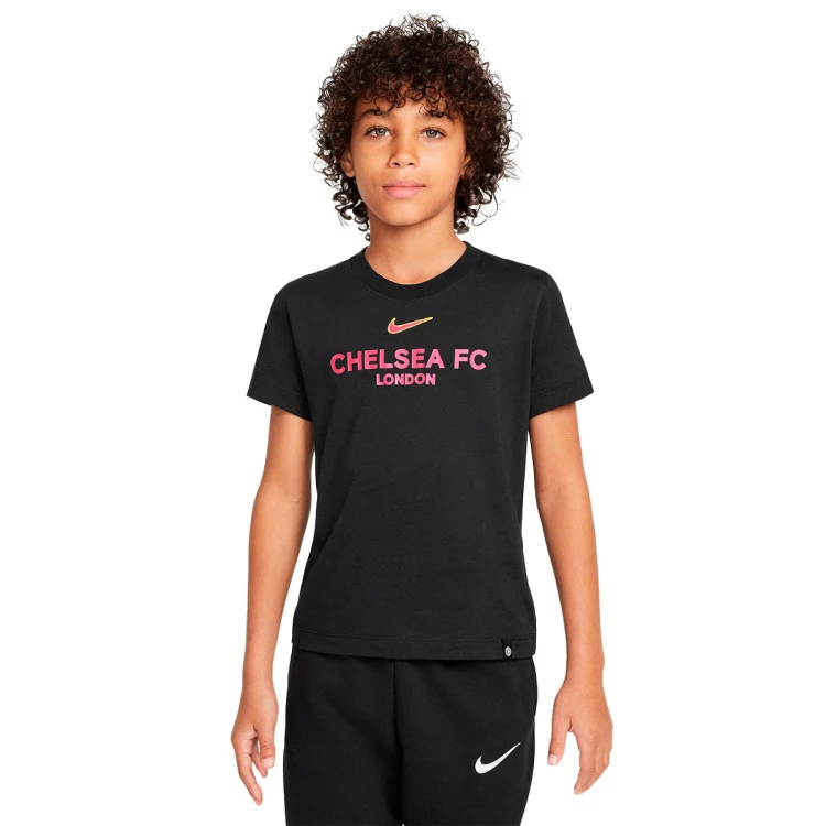 Jersey Nike Kids Chelsea FC 2024 2025 Fanswear Black Futbol Emotion
