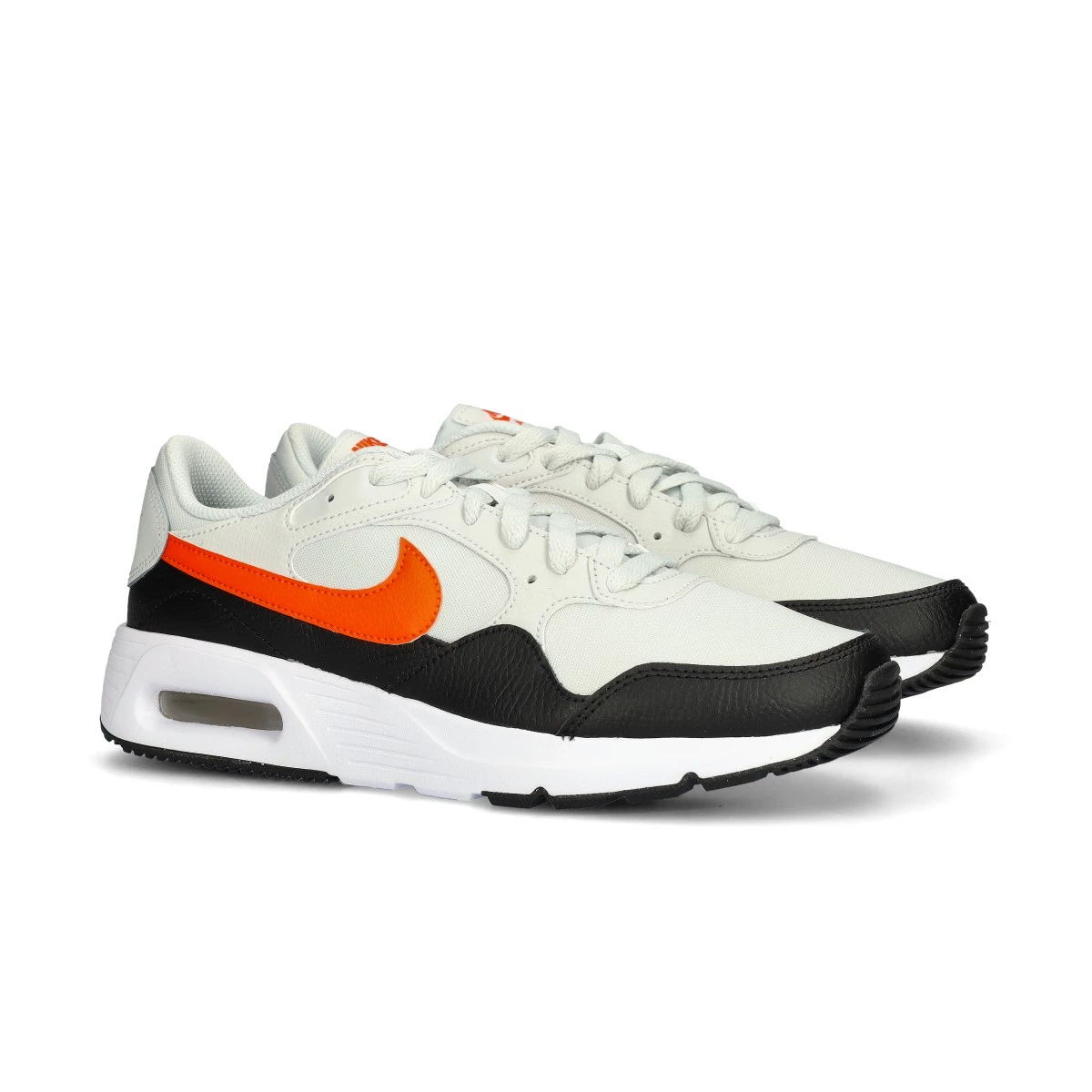 Nike white and orange trainers hotsell