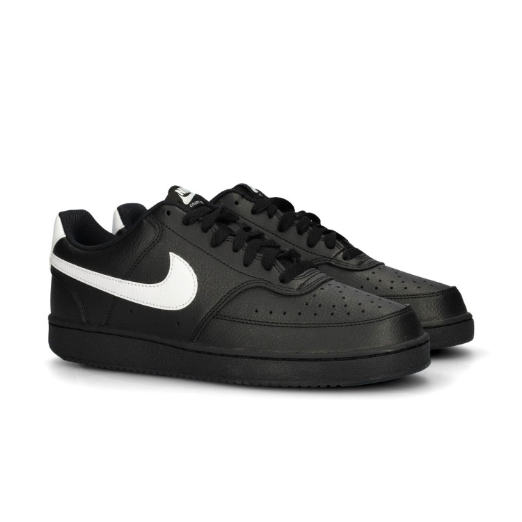 nike court vision low black white