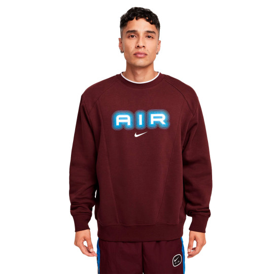 Sweatshirt Nike Swoosh Air Crew Fleece Burgundy Crush-Lt Photo