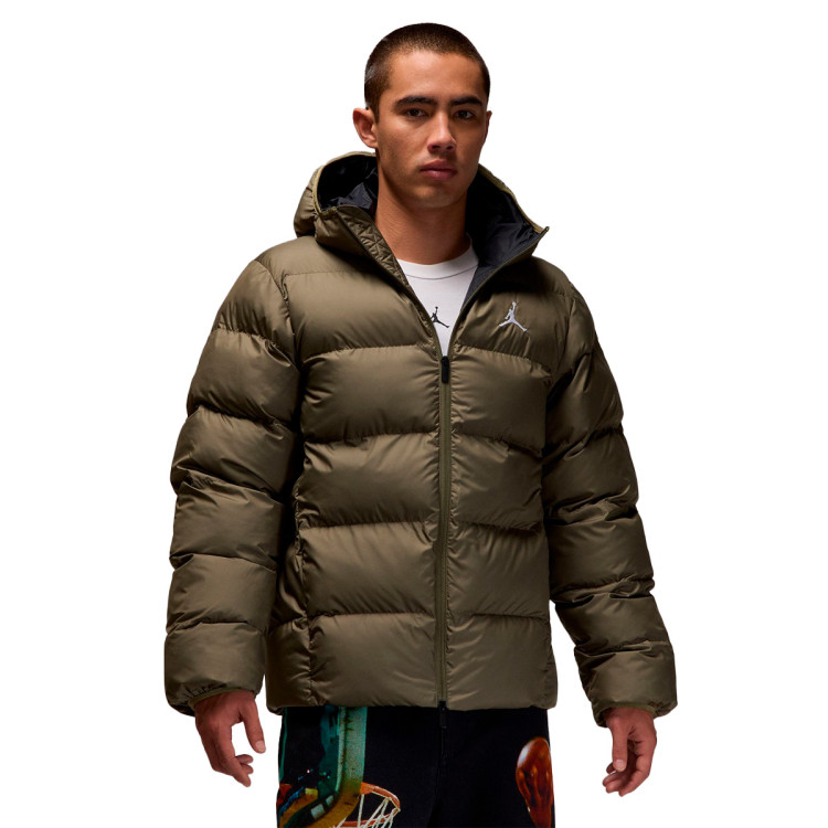 Jordan ボンバージャケット L ブラック/オリーブ Windbreaker Jordan Brooklyn Medium Olive-Black - Fútbol Emotion