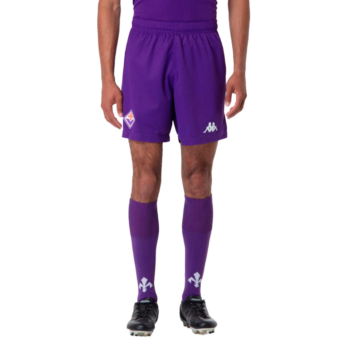Shorts Kappa Fiorentina 2024 2025 Home Kit Violet Indigo Futbol Emotion