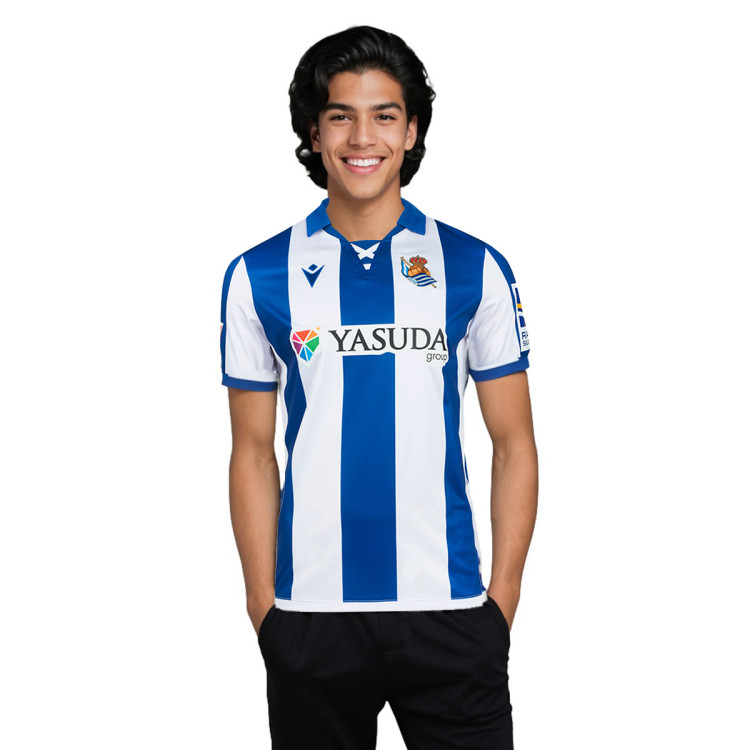 Jersey Macron Real Sociedad 2024-2025 Home Blue-White - Fútbol Emotion