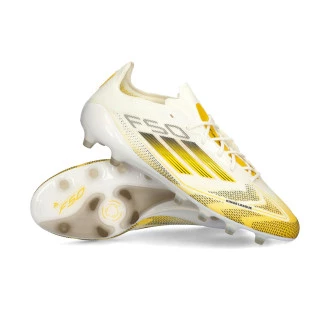 Chaussure de football F50 Elite AG Kings League White-Black-Gold
