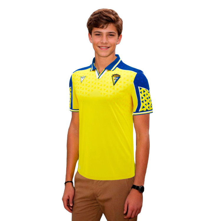 Macron Cadiz CF Primeiro Equipamento 2024-2025 Criança