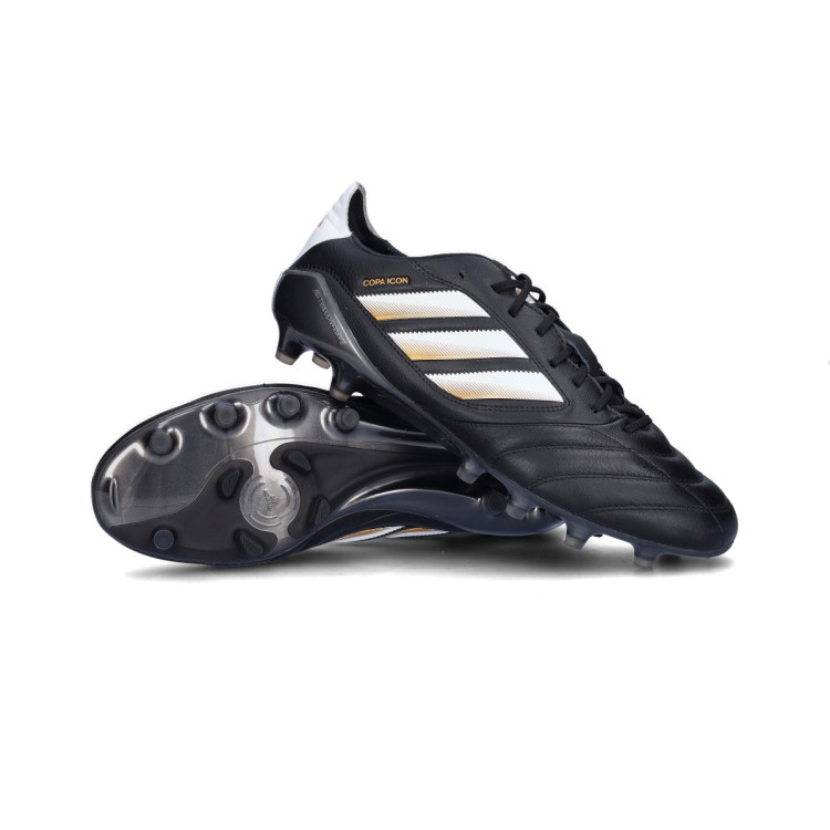 Football Boots adidas Copa Icon II FG/AG Core Black-White-Gold Met