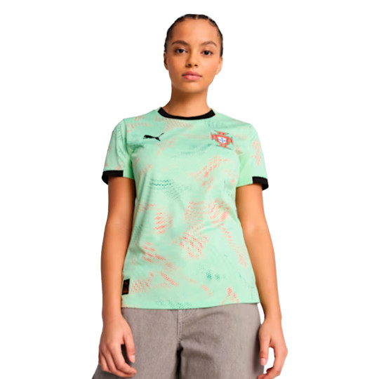 Camisola Puma Portugal Segundo Equipamento Euro Femenino 2025 Mulher