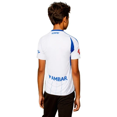 Kids Real Zaragoza 2024-2025 Home T-Shirt