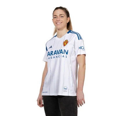 Camiseta Real Zaragoza Primera Equipación 2024-2025 Mujer