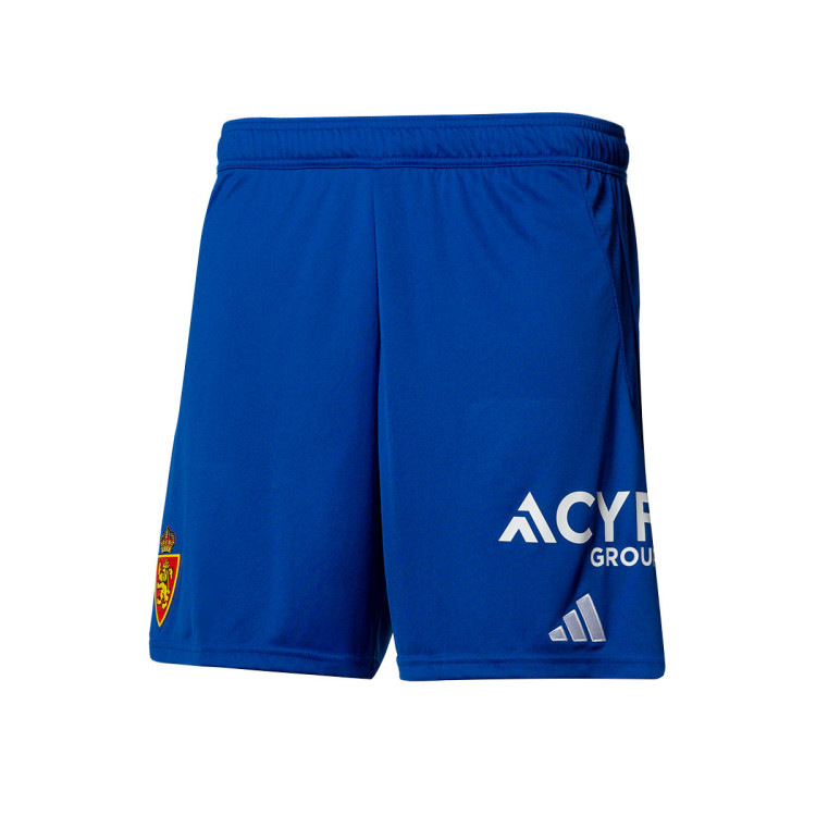 Shorts adidas Real Zaragoza 2024 2025 Home Kit Blue White Futbol Emotion