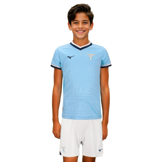 Kit Mizuno Kids Lazio 2024-2025 Home Airy Blue-White - Fútbol Emotion