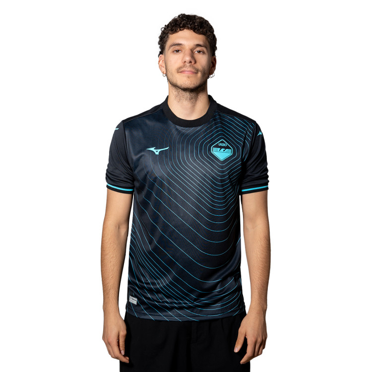 Jersey Mizuno Lazio 2024-2025 Third Black - Fútbol Emotion