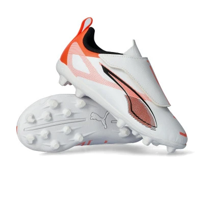 Kids' Ultra 5 Play Hook-and-loop FG/AG Football Boots