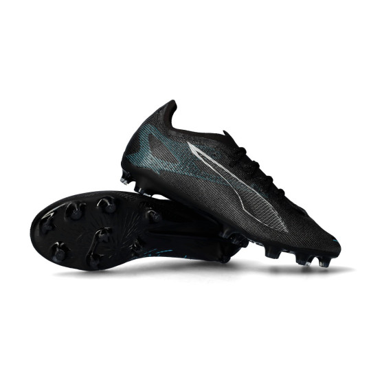 Football Boots Puma Ultra 5 Pro FG/AG Black-Silver-Bright Aqua