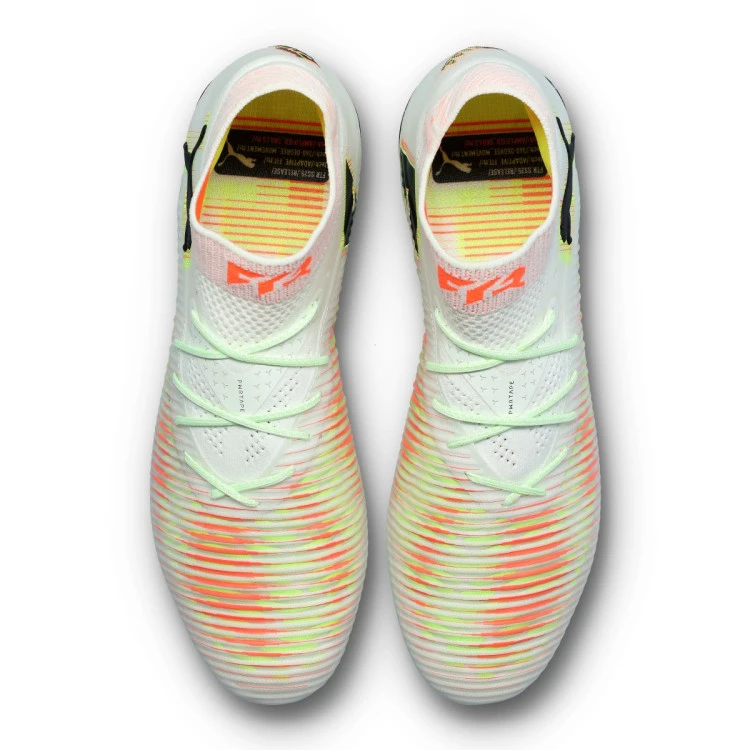 bota-puma-future-8-ultimate-teaser-fg-white-black-lime-squeeze-green-glare-5