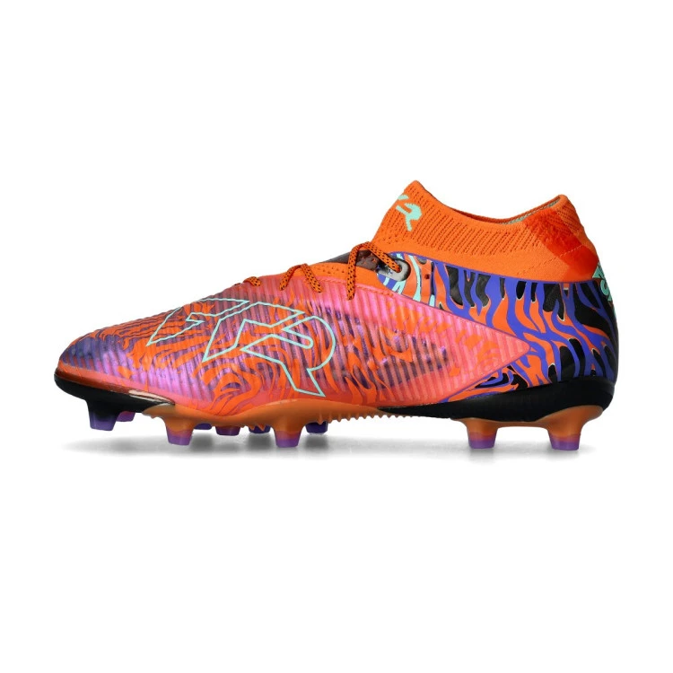 bota-puma-future-8-ultimate-creativity-ag-orange-poppy-black-poison-pink-2