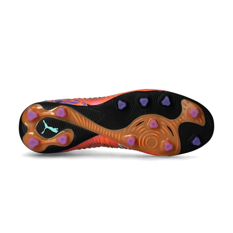 bota-puma-future-8-ultimate-creativity-ag-orange-poppy-black-poison-pink-3