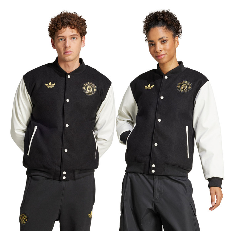 Jacket adidas Manchester United 2024-2025 Fanswear Black-Off White