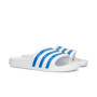 Women's Adilette Aqua-White-Blue Fume