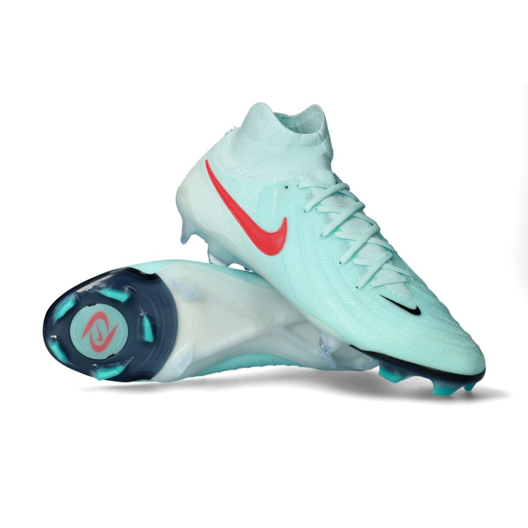 Football Boots Nike Phantom Luna II Elite FG Mint-Atomic Red-Off