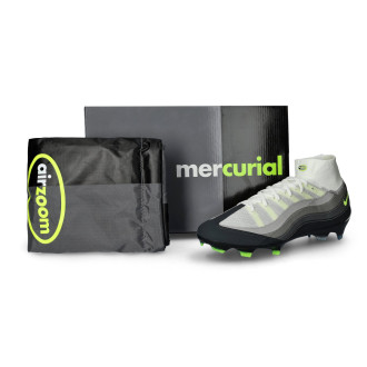 Air Zoom Mercurial Superfly 10 Elite Air Max 95 FG Chapter 1 White-Mtlc Gold Black-Neon Yellow-Anthracite