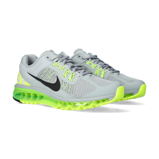 ミュージック MAX Trainers Nike Air Max 2013 Wolf Grey-Black-Volt-Black-Summit