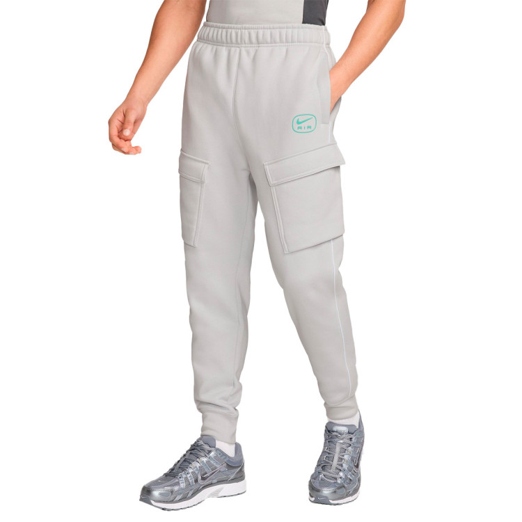 nike sportswear swoosh pants grey