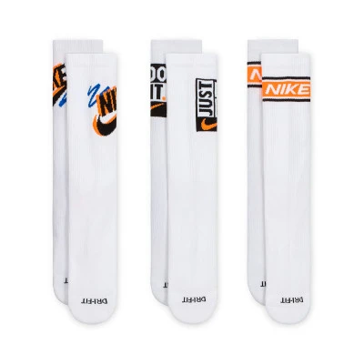 U Nk Ed Pls Crew 3Pr Sport 144 (3 Pares) Socks
