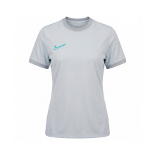 T-Shirt Academy 25 Mulher Photon Dust-Lt Smoke Grey-Dynamic Turq