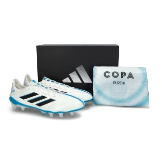 Bota Copa 11 Pure FG White-Blue