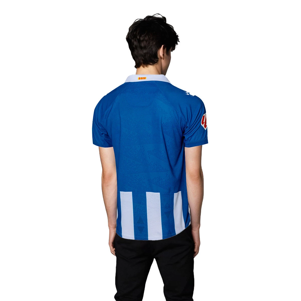 Jersey Kelme RCD Espanyol 2024 2025 Home Royal Blue White Futbol Emotion