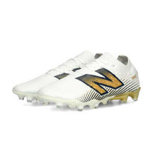 Football Boots New Balance Tekela Pro Low Laced FG V4 UNVEILING White Gold Futbol Emotion