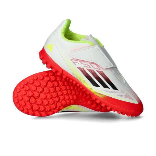 adidas Kids F50 Club Hook-and-loop Turf Football Boots
