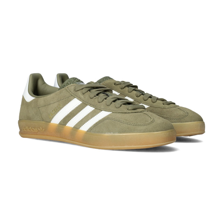 adidas gazelle silver green womens Adidas Gazelle ADV Ecru Tint/Focus Olive/Gum  curbskateshop