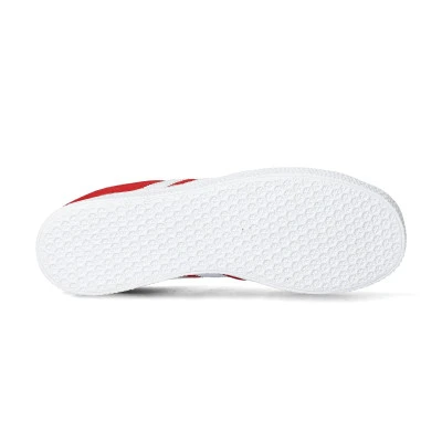 adidas Gazelle Better Scarlet Cloud White Gold Metallic (GS) — foto 4