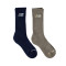 Calcetines New Balance Multi Color Logo Crew (2 pares)